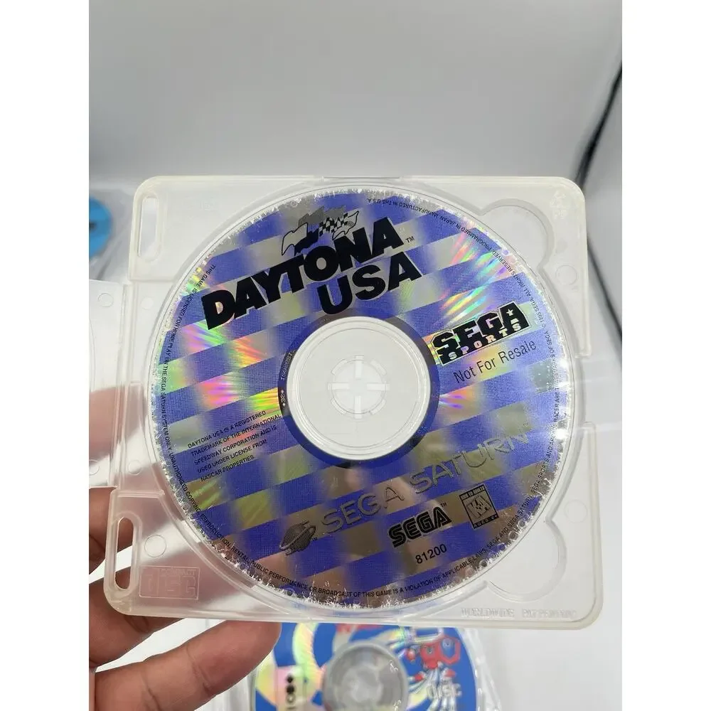 Daytona USA (Sega Saturn, 1995) Disc Only. Tested. Very Good Condition